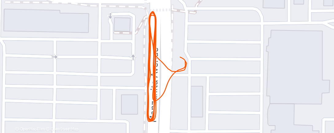 Map of the activity, Morning Run