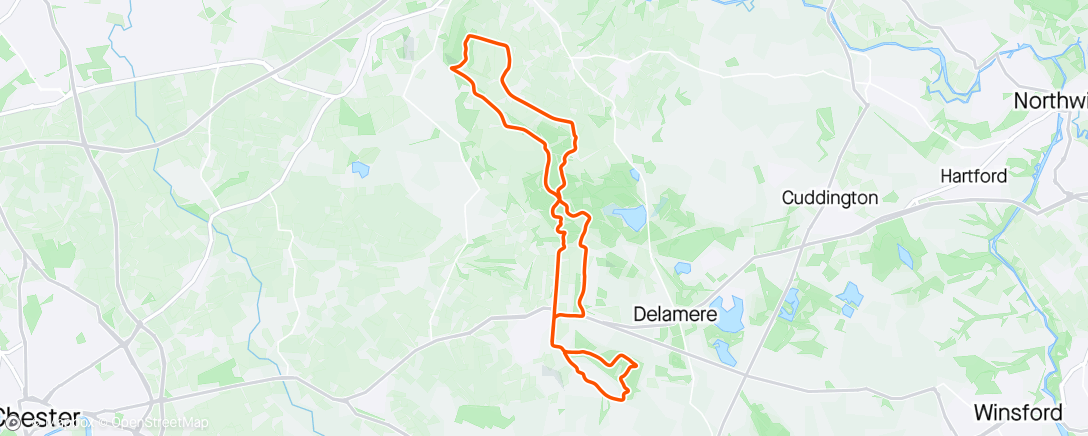 Map of the activity, Afternoon Gravel Ride 😎
