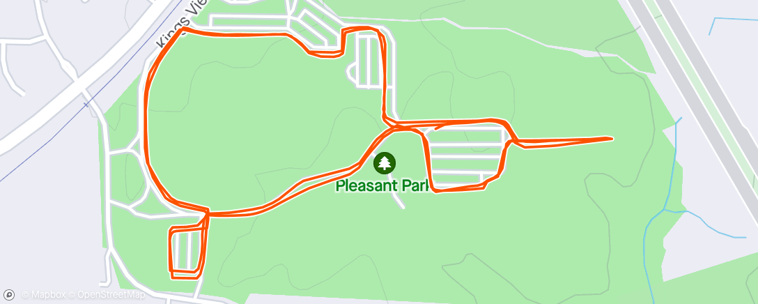 Map of the activity, Pleasant Park - 5K