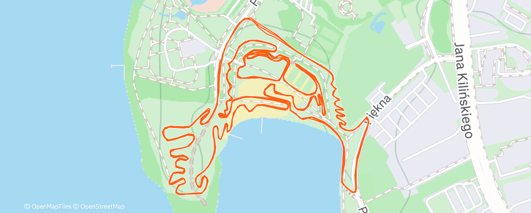 Map of the activity, Afternoon Mountain Bike Ride