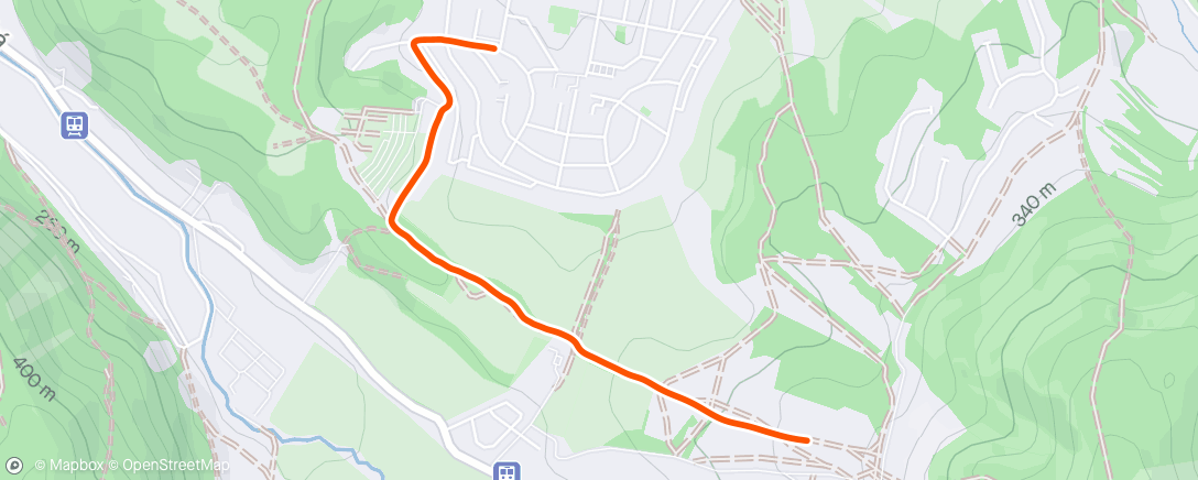 Map of the activity, Afternoon Ride