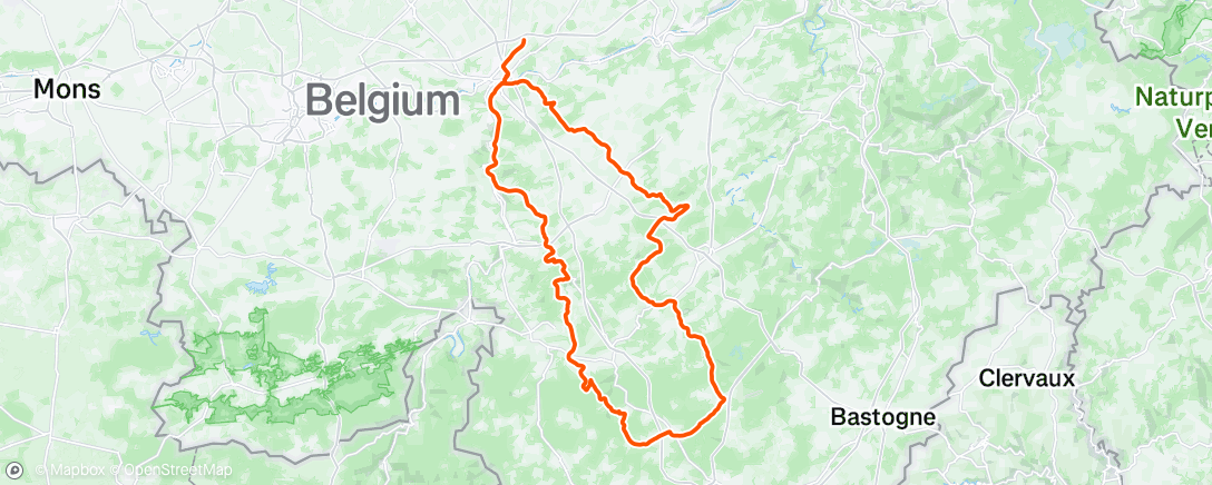 Map of the activity, N-St Hubert-N ☀️