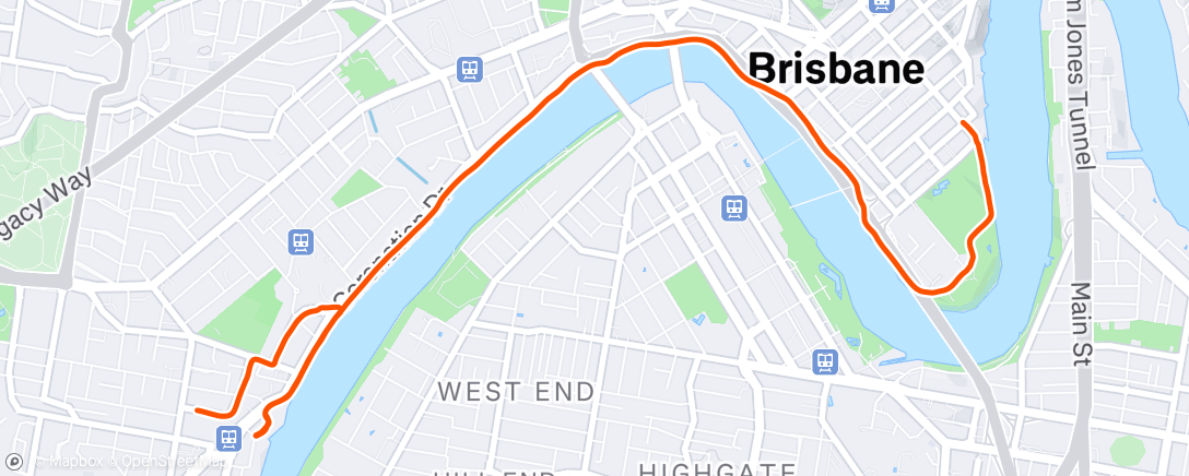 Карта физической активности (Morning Ride)