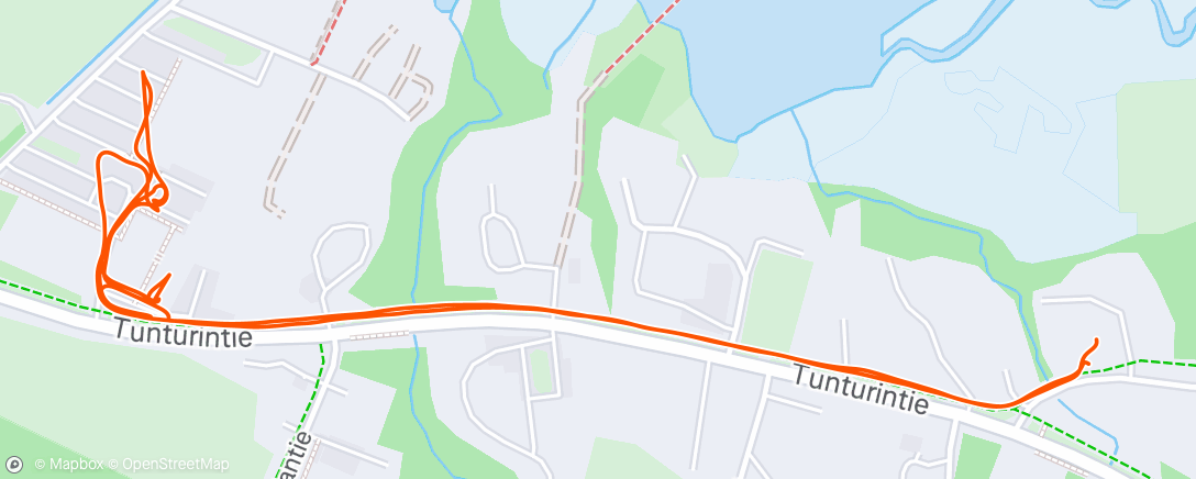 Map of the activity, Afternoon Walk