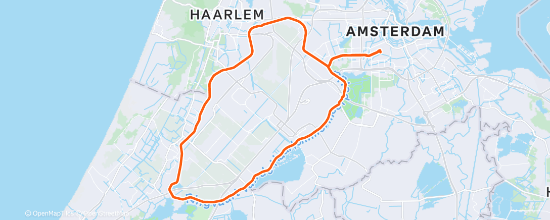 Map of the activity, 🎄 Afternoon Ride