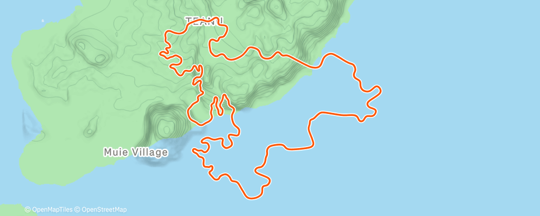 Map of the activity, Recup pre corrida