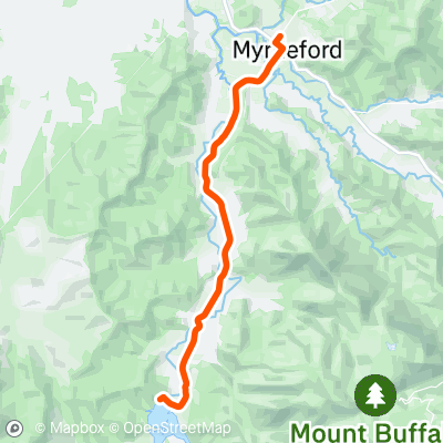 Myrtleford Lake Buffalo Road Ride Easy | 22.4 km Cycling Route on Strava