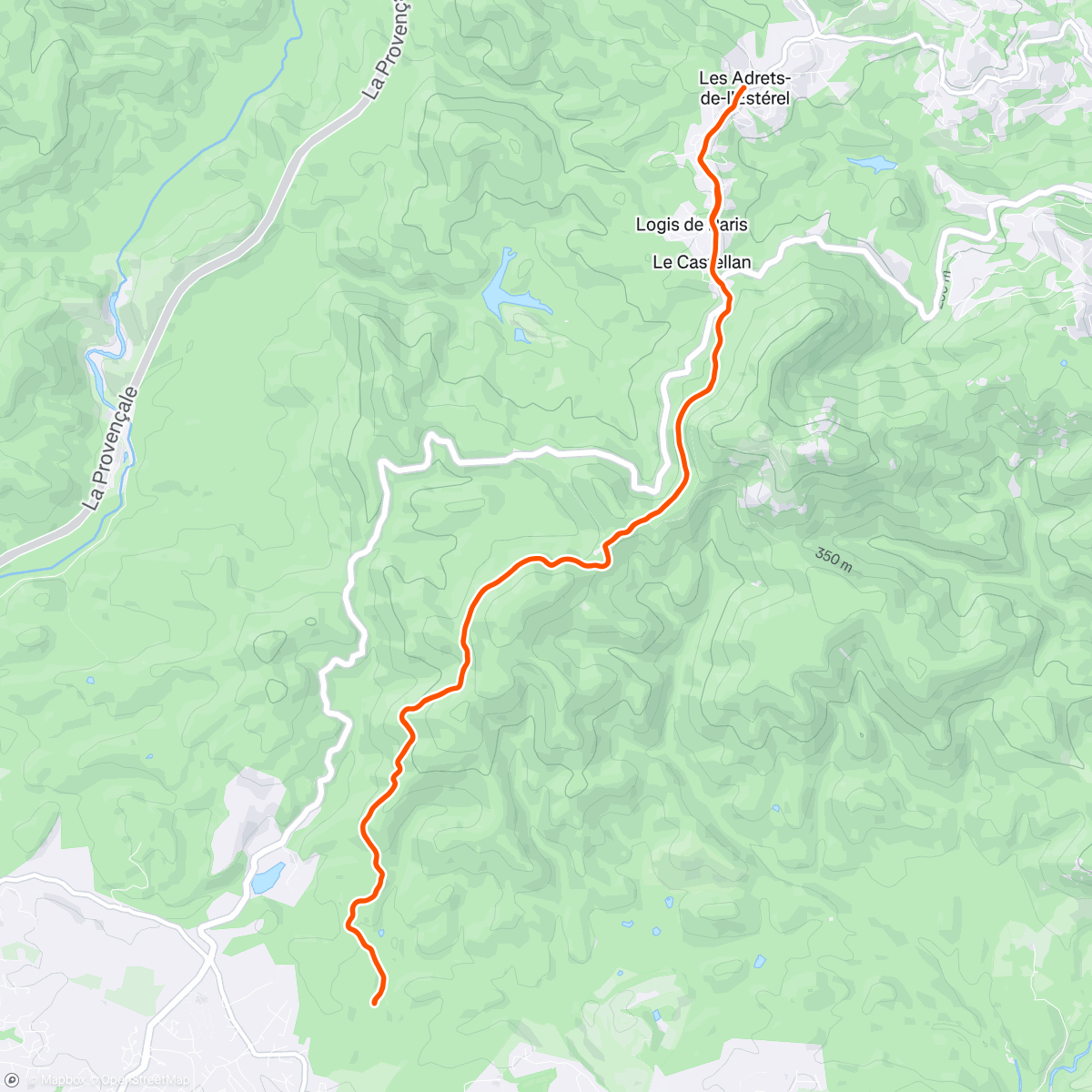 Map of the activity, La sortie longue du weekend ✅