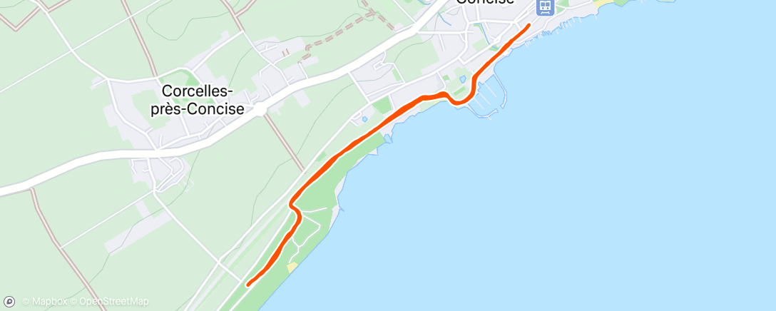 Map of the activity, Reprise->Alterner courir/ marcher