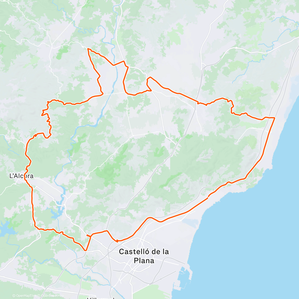 Map of the activity, Feliz Navidad