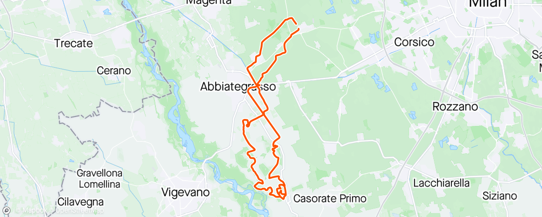 Map of the activity, Niente cani oggi 😅 ma sempre vento 😑