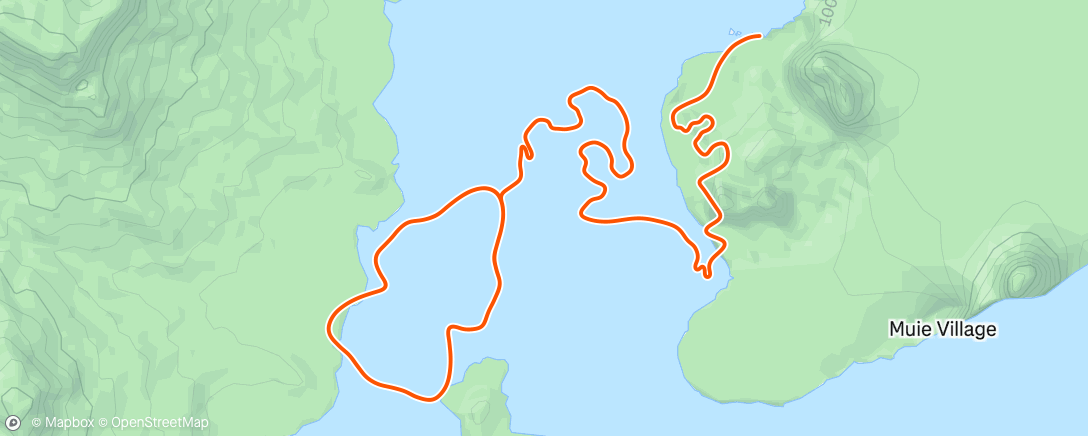Map of the activity, Zwift - Power Punches in Watopia