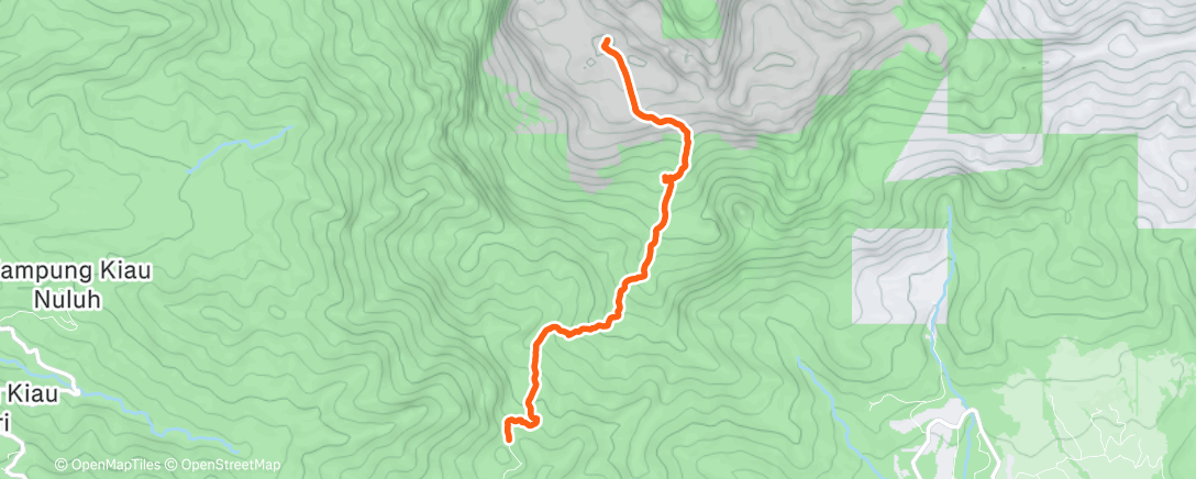 Map of the activity, From  summit to sea