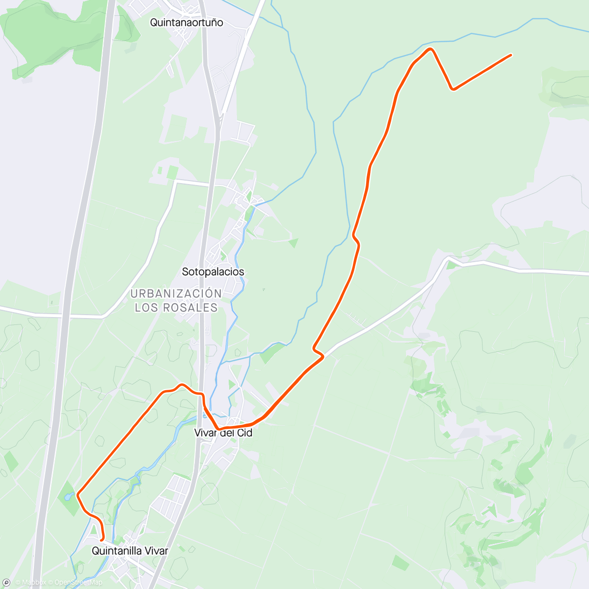 Map of the activity, 19-Abril-2024 Rioseras 11,2 km