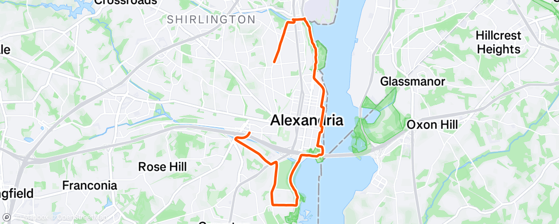 Map of the activity, Morning Ride