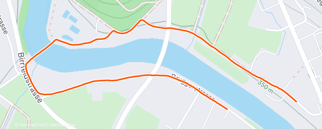 Map of the activity, Spaziergang