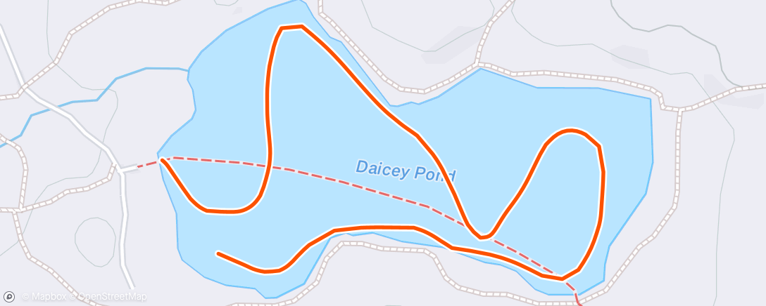 Map of the activity, Daicey Pond Mini-Paddle/Float