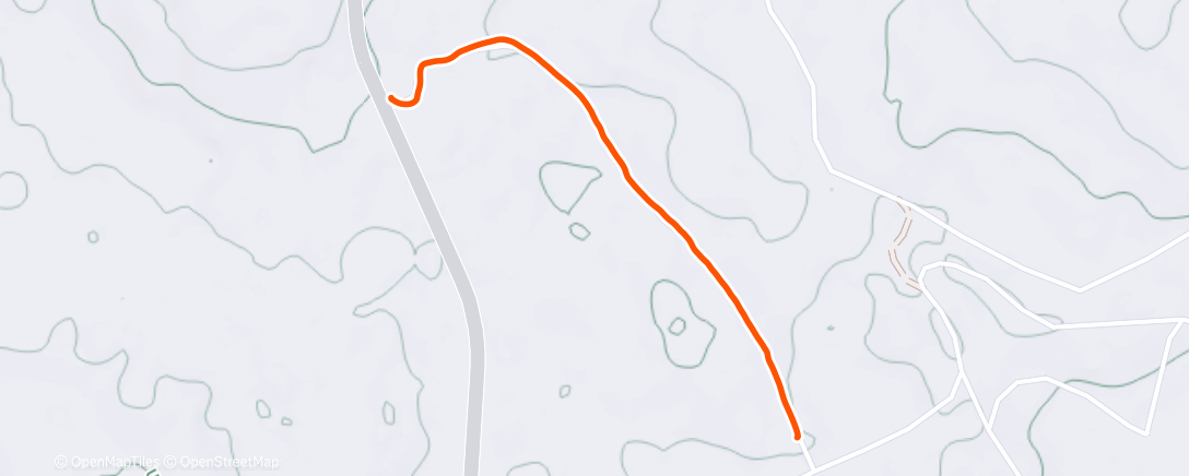 Map of the activity, Evening Ride