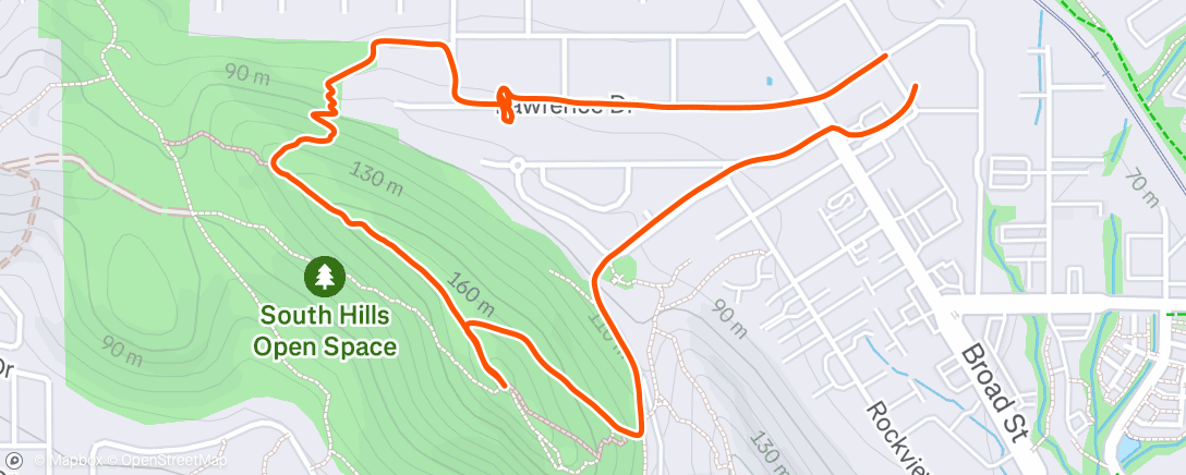 Mappa dell'attività Afternoon Walk