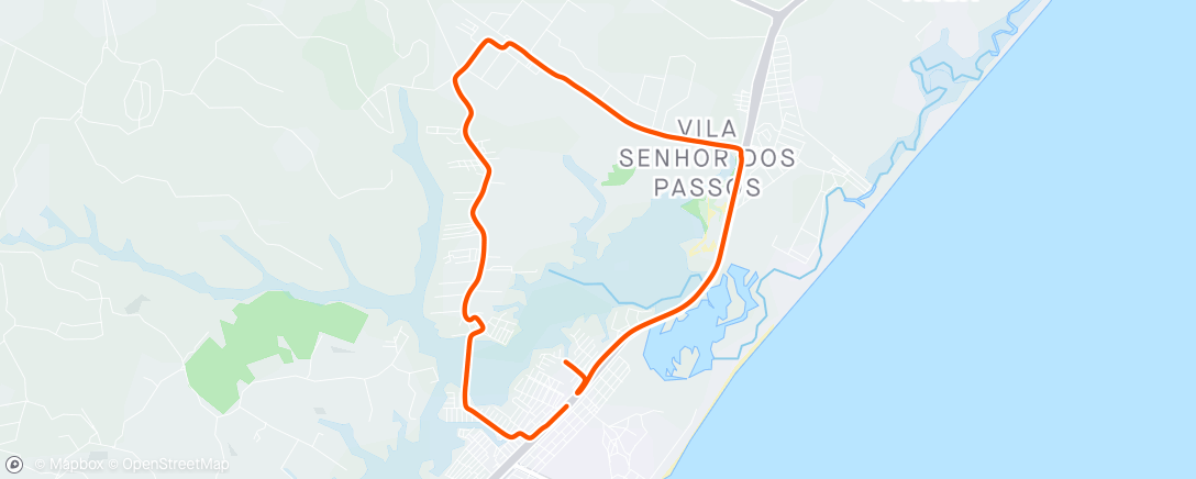 「Pedalada da tarde」活動的地圖