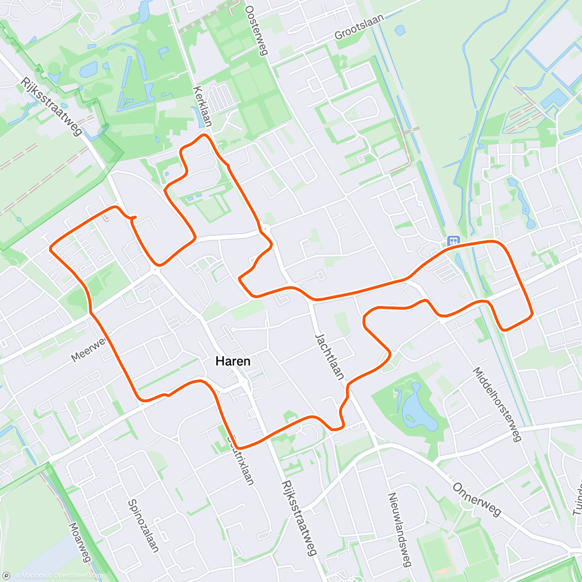 Map of the activity, Beste Wensenkaartenloop