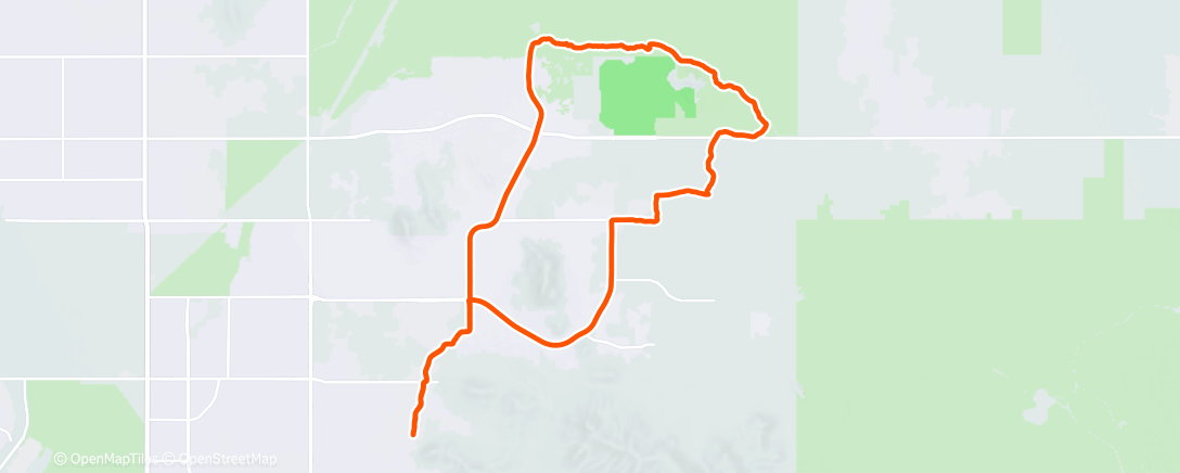 Map of the activity, Afternoon Gravel Ride