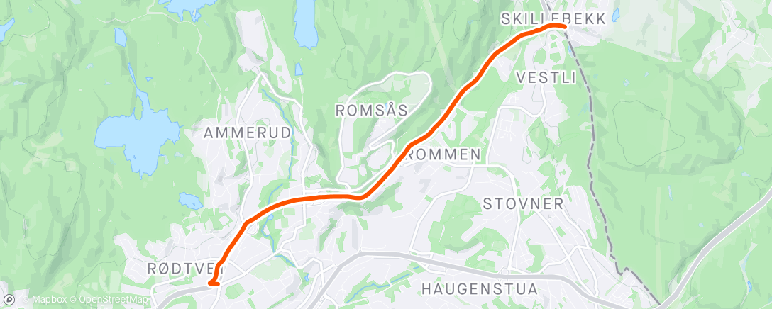 Map of the activity, Vognjogg