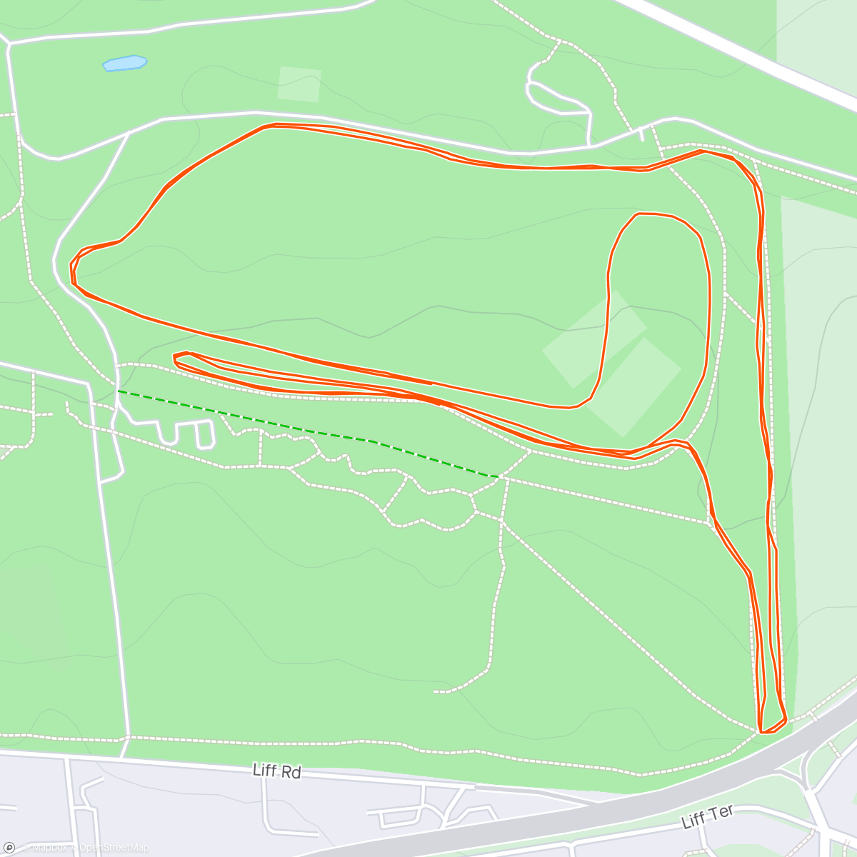 Map of the activity, Saturday Cross Country - Canni beat it