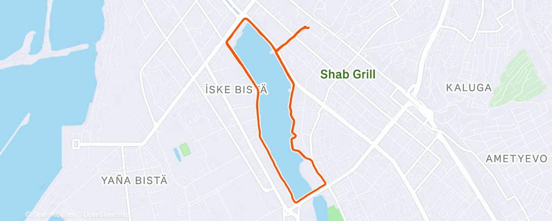 Map of the activity, SkuRun