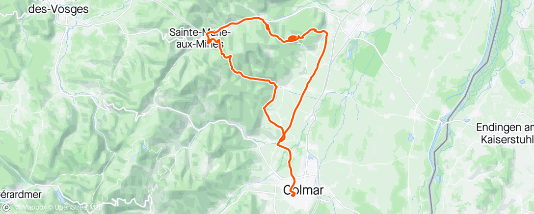 Map of the activity, Haut Koenigsbourg - Col haut de Ribeauvillé