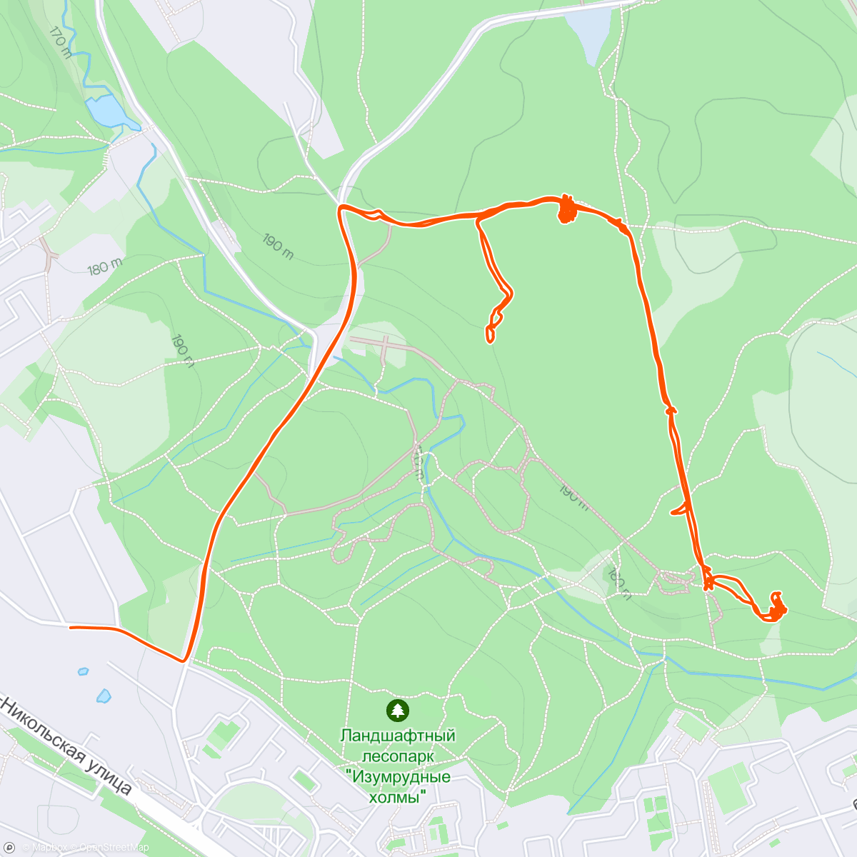 Map of the activity, Пилка