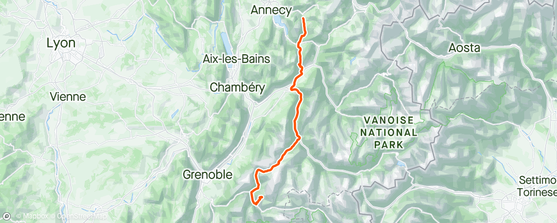 Map of the activity, Recon Tour de France 🇫🇷