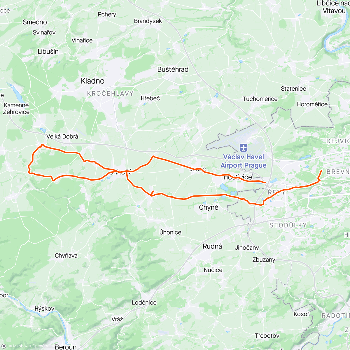 Map of the activity, First flat since I’m in Prague 🥶😮‍💨