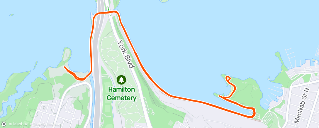 Mapa da atividade, Workout: 2x16’/3’ r @ 3:42/km