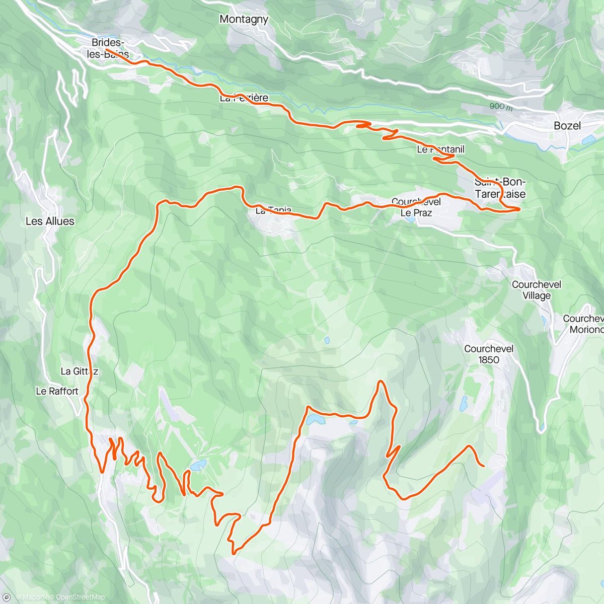 Map of the activity, ROUVY - Tour de France 2023 | Col de la Loze