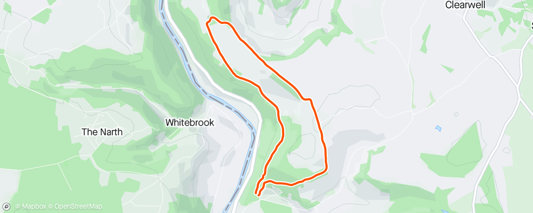 Map of the activity, Cadora Woods & Bluebells Walk