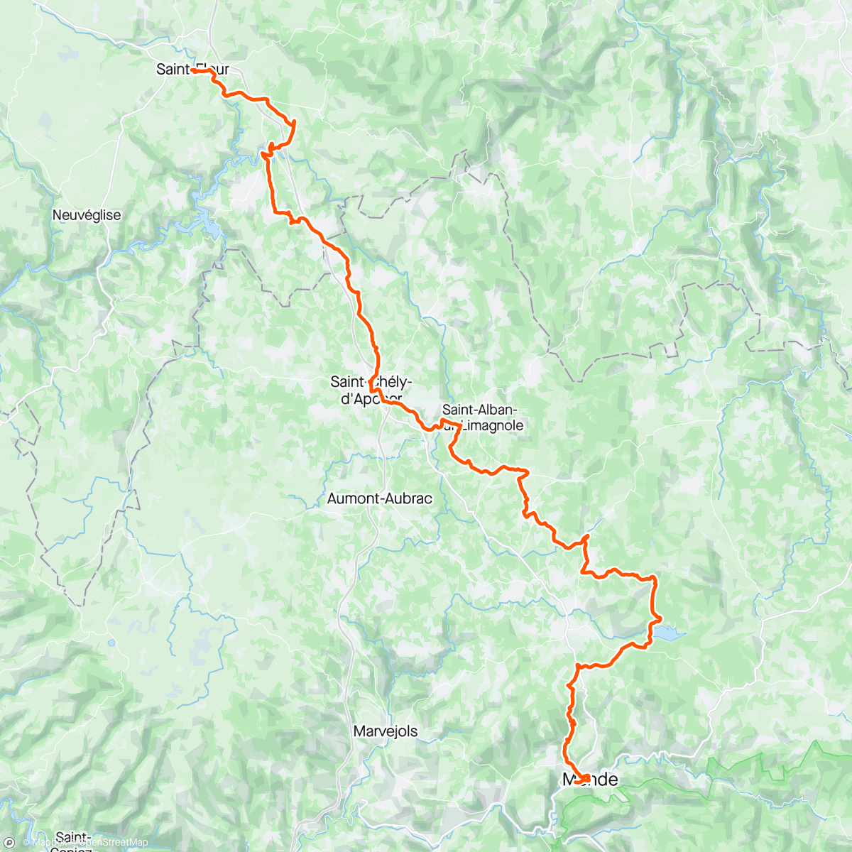 Mapa de la actividad, 240911 Jour 5 Tourmagne