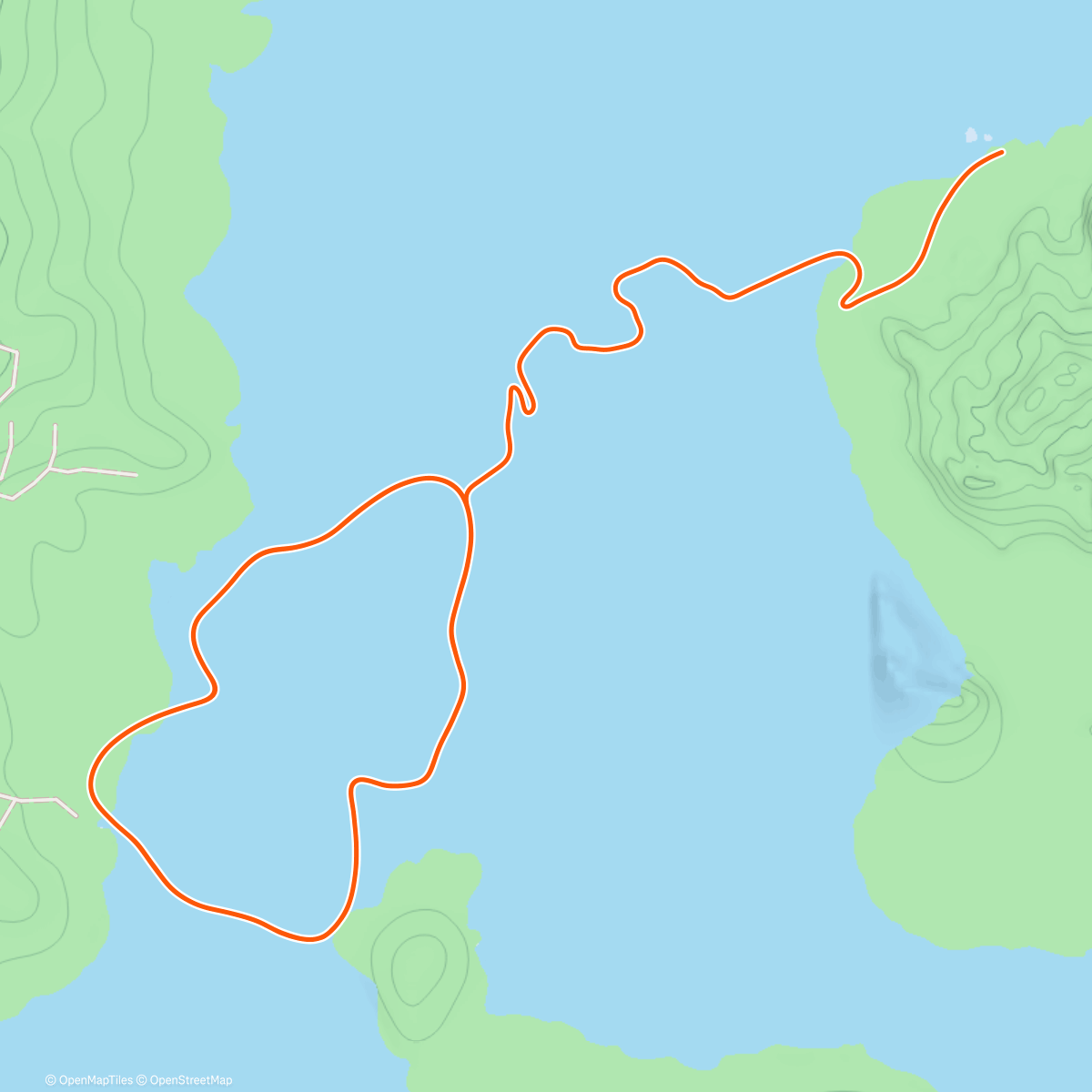Map of the activity, Zwift - Deca Dash in Watopia