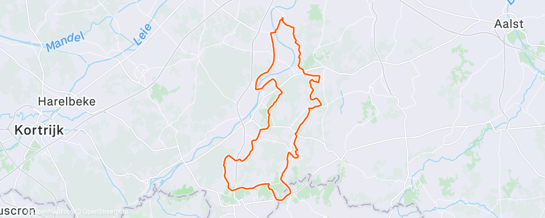 Map of the activity, Vo2 de max
