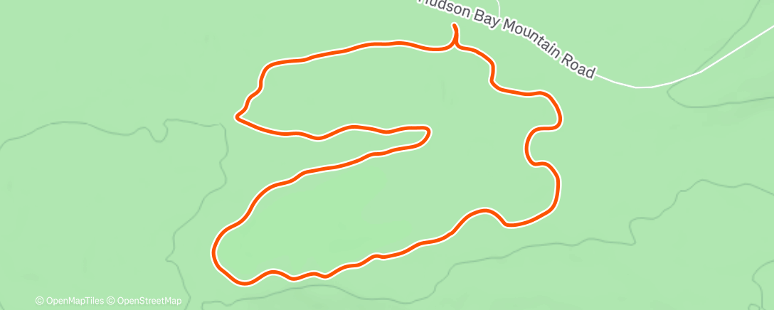 Map of the activity, Lunch Nordic Ski