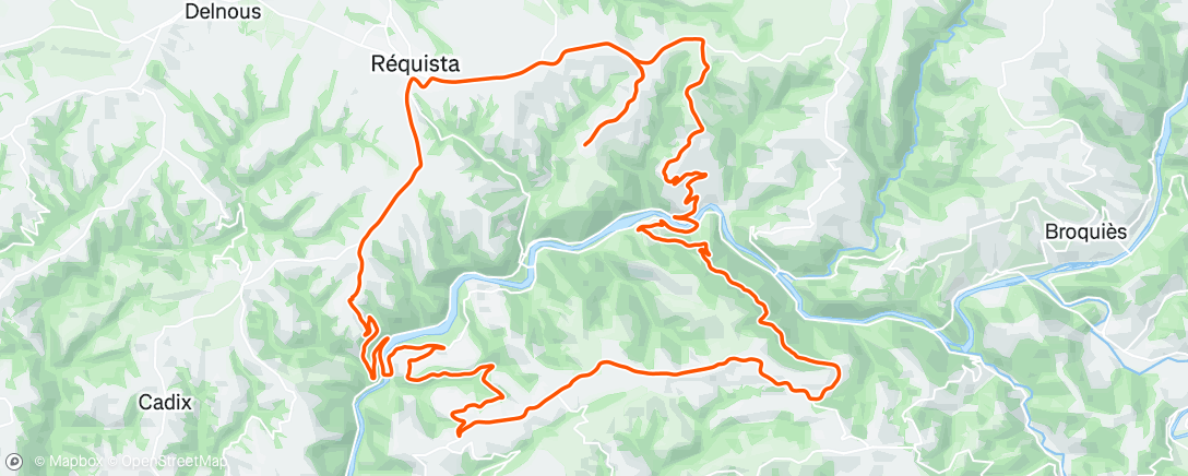 Carte de l'activité