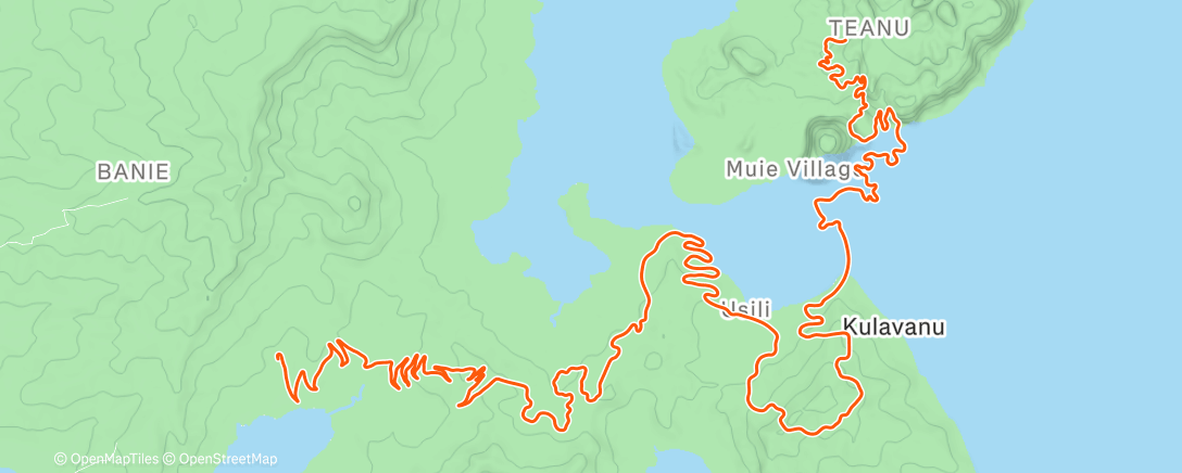 Map of the activity, Zwift - Quatch Quest in Watopia