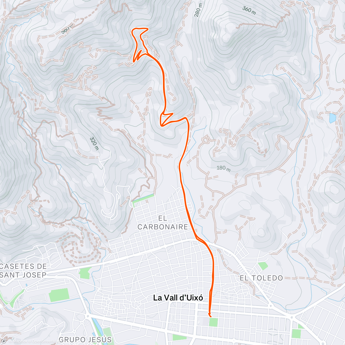 Карта физической активности (Anogheret por sendas alternativas 👌🤗)