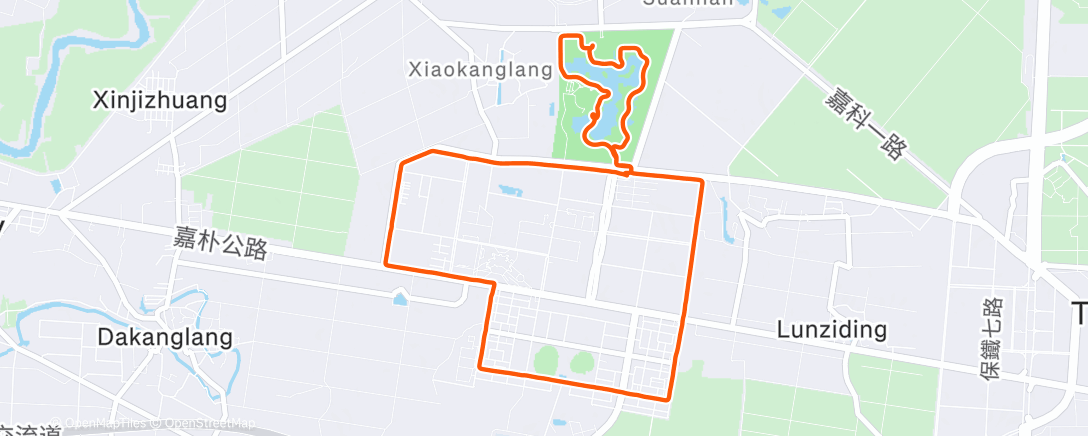 Map of the activity, Pre-museum run