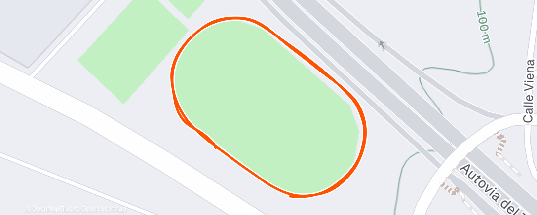 Map of the activity, Lunch Run