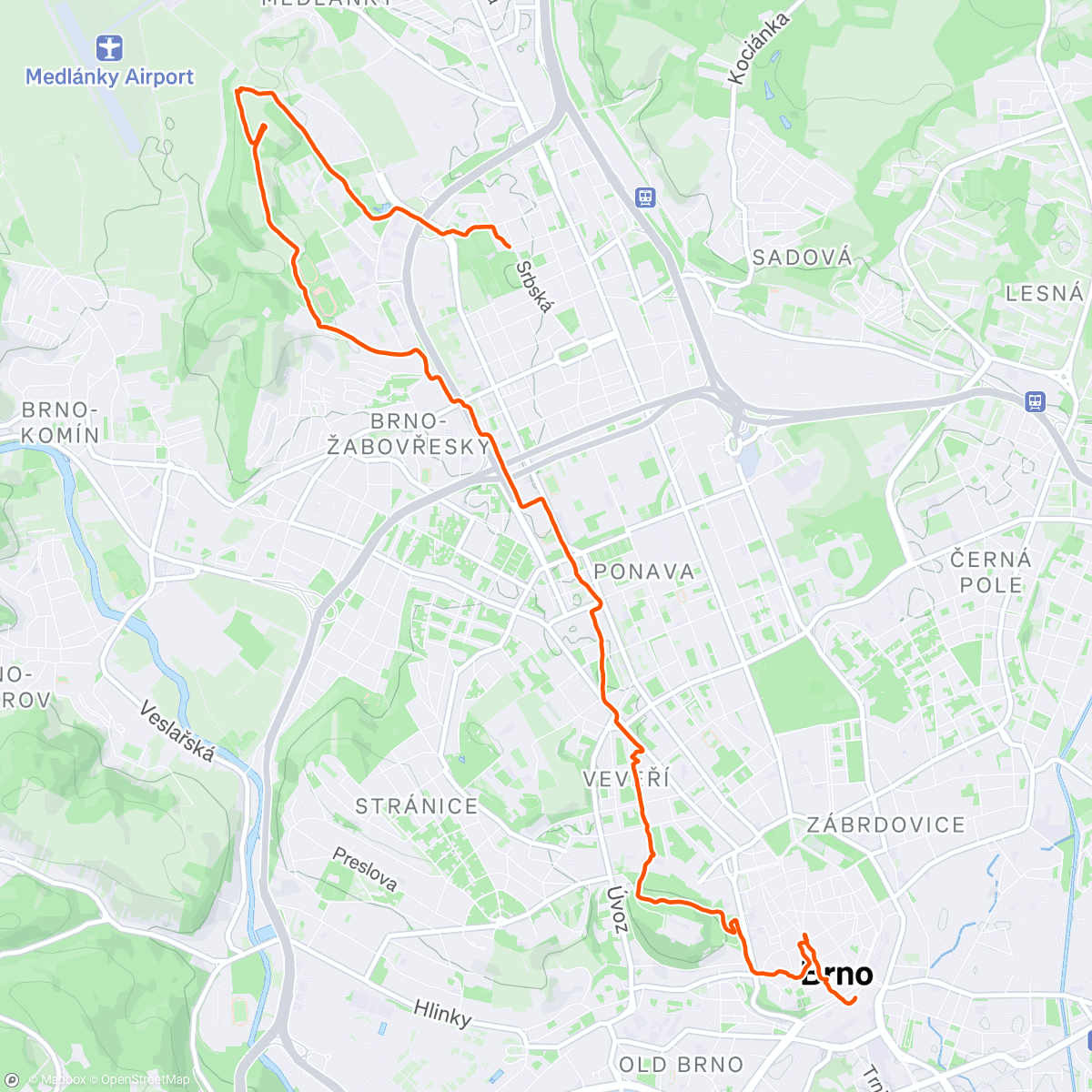 Map of the activity, vypravit M ⚜️👋😘 + ušetřit jízdenku +🔋☀️...