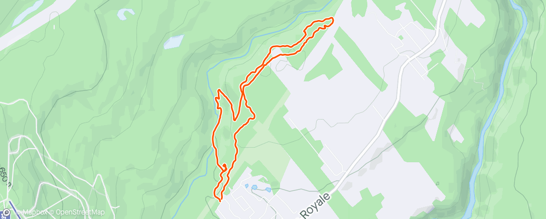 Mapa de la actividad (Trail jog)