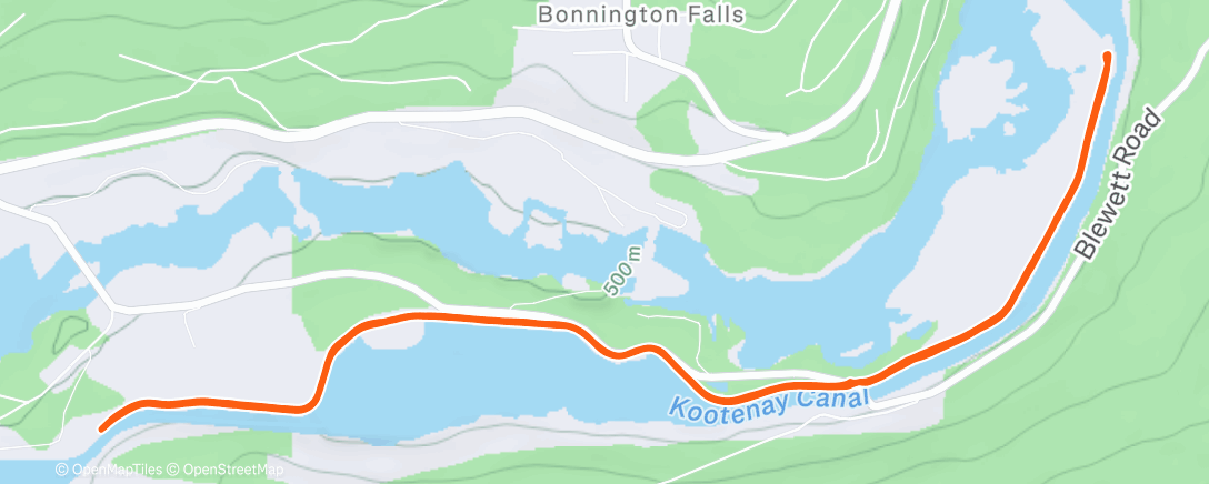 Map of the activity, Well, good year for running