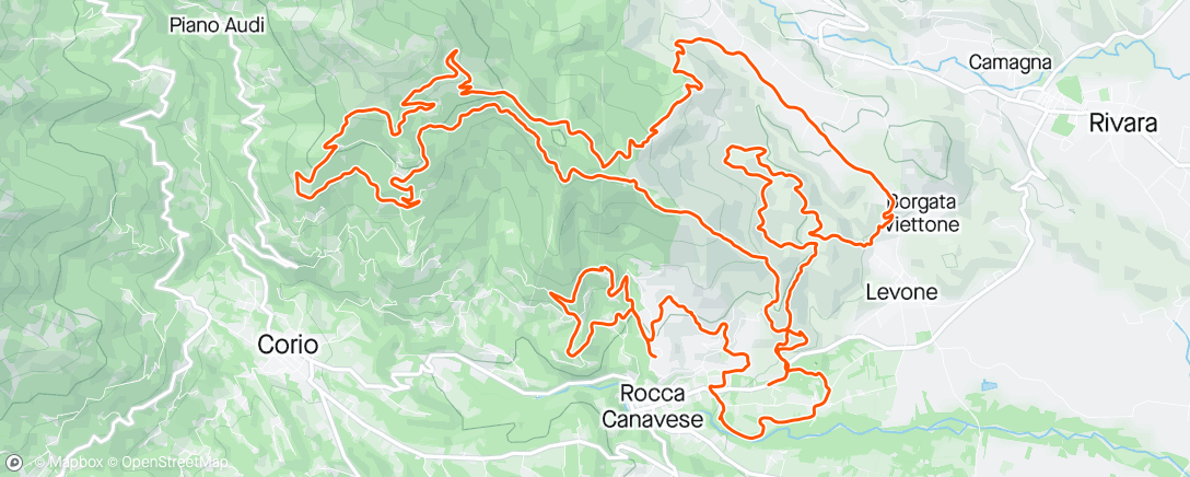 Mapa de la actividad, Prova Rocca Epic