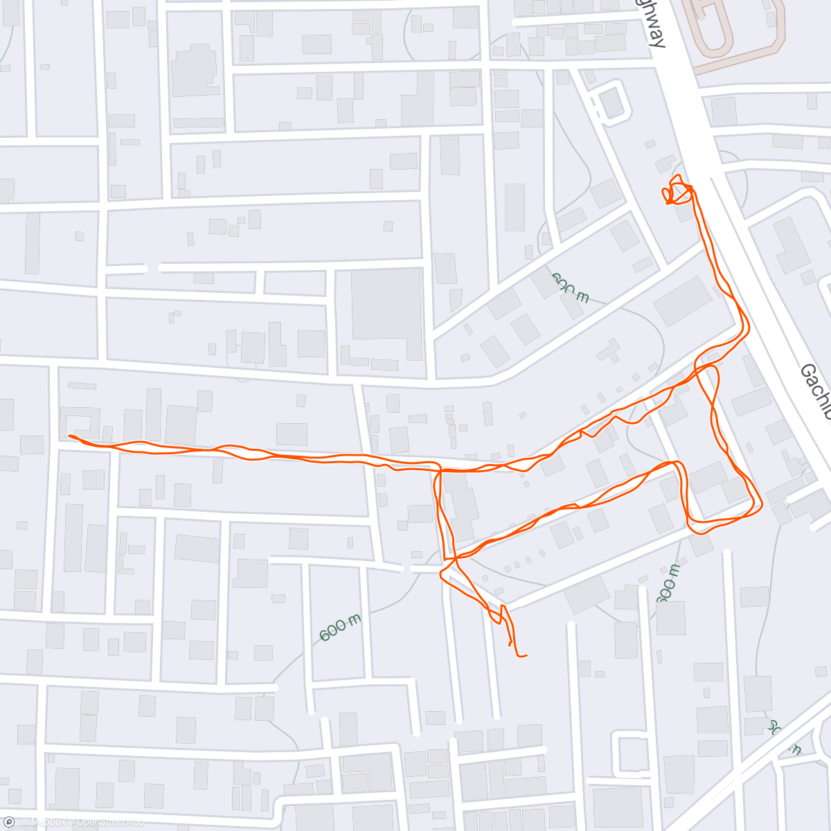 Map of the activity, Walking to Shopping| #HCRWalk | #ActiveMobility